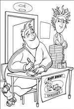 coloring page Cloudy with a Chance of Meatballs
